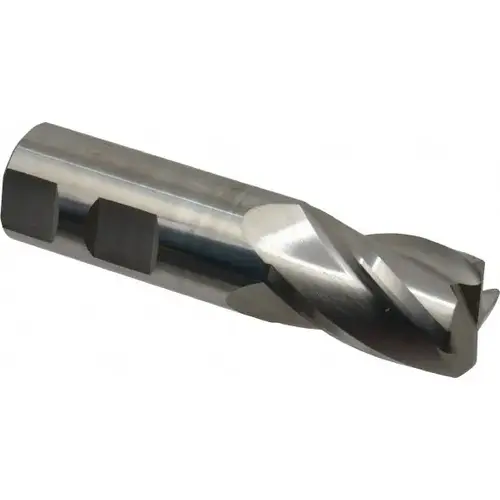 Corner Radius End Mill: 1" Dia, 1-1/2" LOC, 1/8" Radius, 4 Flutes, Solid Carbide Uncoated Corner Radius End Mill: 1" Dia, 1-1/2" LOC, 1/8" Radius, 4 Flutes, Solid Carbide Uncoated