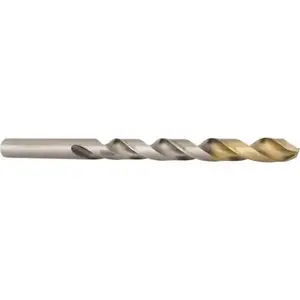 Dormer Pramet 5966996 Jobber Drill: #27, 118 deg Point, High Speed Steel TiN