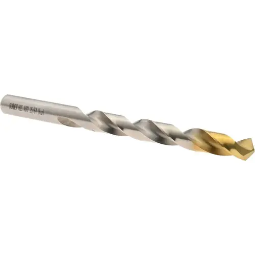 Jobber Drill: 25/64" Dia, 118 deg Point, High Speed Steel TiN Jobber Drill: 25/64" Dia, 118 deg Point, High Speed Steel TiN