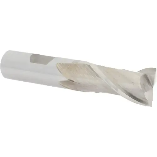 Square End Mill: 3/4" Dia, 1-5/16" LOC, 2 Flutes, Cobalt Bright/Uncoated Square End Mill: 3/4" Dia, 1-5/16" LOC, 2 Flutes, Cobalt Bright/Uncoated