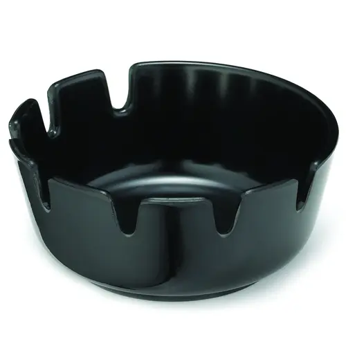 Tablecraft Deepwell Black Ashtray, 12 Each