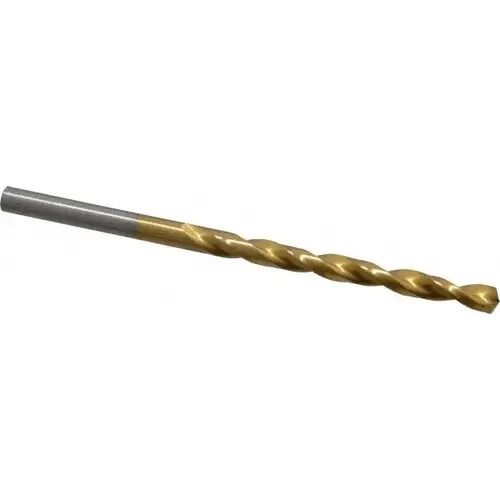 Jobber Length Drill Bit: 3/16" Dia, 135 degree, High Speed Steel Jobber Length Drill Bit: 3/16" Dia, 135 degree, High Speed Steel