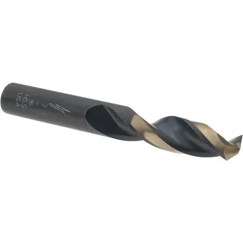 Screw Machine Length Drill Bit: 7/16" Dia, 135 deg Point, High-Speed Steel Oxide Screw Machine Length Drill Bit: 7/16" Dia, 135 deg Point, High-Speed Steel Oxide