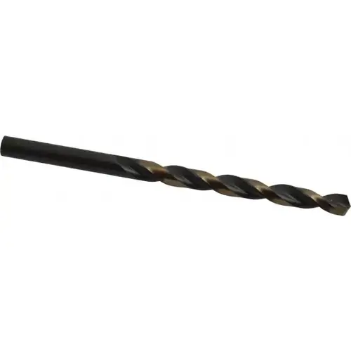 Jobber Length Drill Bit: 0.242" Dia, 135 degree, High Speed Steel