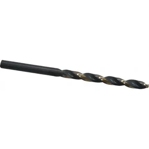 Jobber Length Drill Bit: #3, 135 degree, High Speed Steel