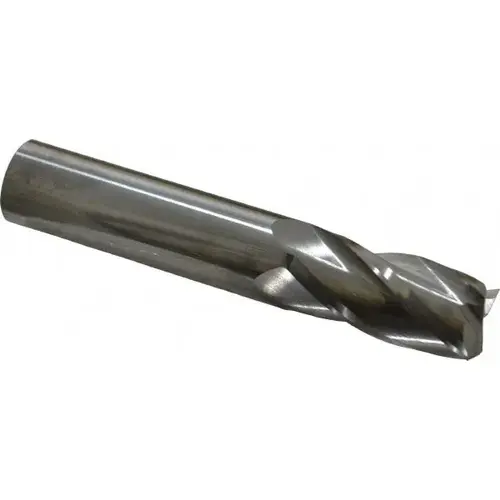 Square End Mill: 5/8 inch Dia, 1-1/4 inch LOC, 5/8 inch Shank Dia, 3-1/2 inch OAL, 4 Flutes, Solid Carbide Square End Mill: 5/8 inch Dia, 1-1/4 inch LOC, 5/8 inch Shank Dia, 3-1/2 inch OAL, 4 Flutes, Solid Carbide