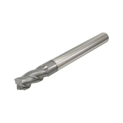 Square End Mill: 5/8 inch Dia, 1-1/4 inch LOC, 5/8 inch Shank Dia, 3-1/2 inch OAL, 3 Flutes, Solid Carbide Square End Mill: 5/8 inch Dia, 1-1/4 inch LOC, 5/8 inch Shank Dia, 3-1/2 inch OAL, 3 Flutes, Solid Carbide