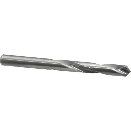 Jobber Length Drill Bit: 3/8" Dia, 118 degree, Solid Carbide Bright/Uncoated Jobber Length Drill Bit: 3/8" Dia, 118 degree, Solid Carbide Bright/Uncoated
