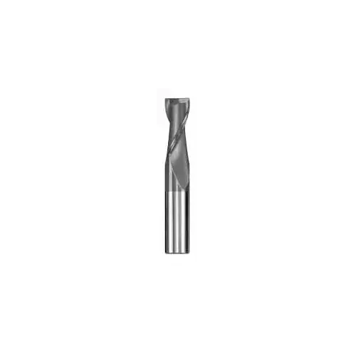 Square End Mill: 1/64 inch Dia, 1/32 inch LOC, 1/8 inch Shank Dia, 1-1/2 inch OAL, 2 Flutes, Solid Carbide Square End Mill: 1/64 inch Dia, 1/32 inch LOC, 1/8 inch Shank Dia, 1-1/2 inch OAL, 2 Flutes, Solid Carbide