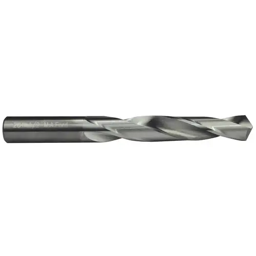Jobber Length Drill Bit: #4, 118 degree, Solid Carbide