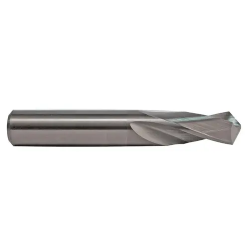 Screw Machine Length Drill Bit: 0.281" Dia, 118 degree, Solid Carbide Bright/Uncoated