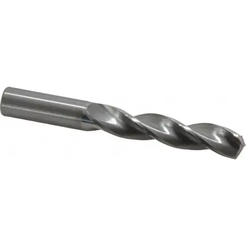 Jobber Drill: 11/16" Dia, 130 deg Point, Solid Carbide TiAlN Jobber Drill: 11/16" Dia, 130 deg Point, Solid Carbide TiAlN