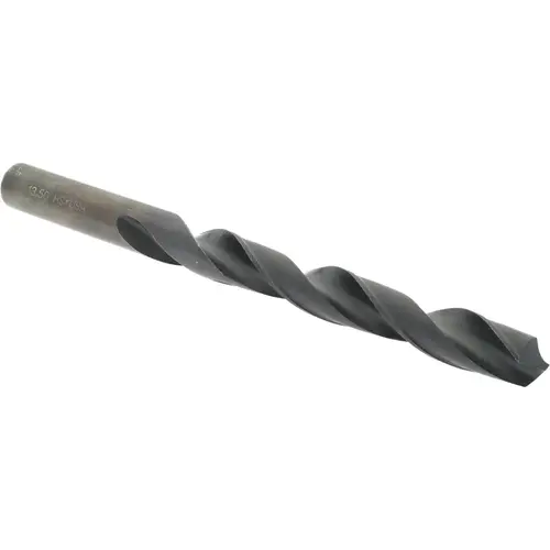 Jobber Drill: 13.50 mm Dia, 118 deg Point, High Speed Steel Oxide