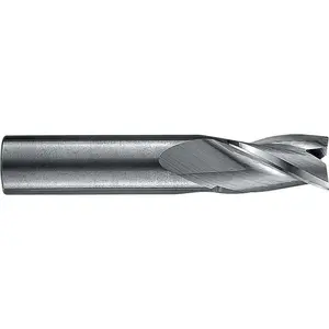 RobbJack TS-301-02 Square End Mill: 1/16 inch Dia, 1/8 inch LOC, 1/8 inch Shank Dia, 1-1/2 inch OAL, 3 Flutes, Solid Carbide