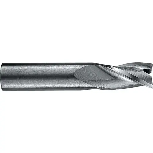 Square End Mill: 1/16 inch Dia, 1/8 inch LOC, 1/8 inch Shank Dia, 1-1/2 inch OAL, 3 Flutes, Solid Carbide Square End Mill: 1/16 inch Dia, 1/8 inch LOC, 1/8 inch Shank Dia, 1-1/2 inch OAL, 3 Flutes, Solid Carbide