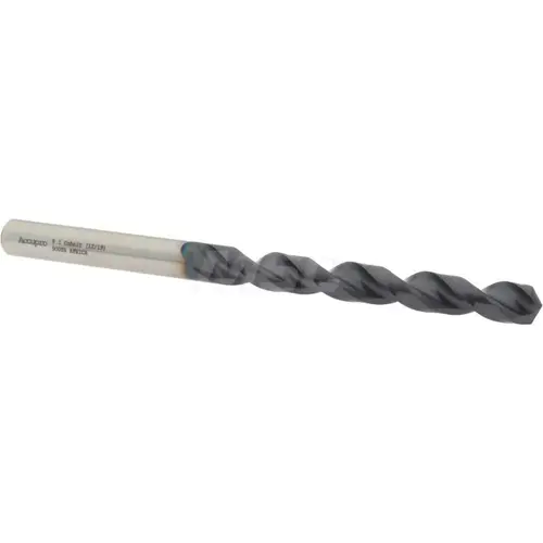 Jobber Length Drill Bit: 8.1 mm Dia, 130 degree, Cobalt TIALN Jobber Length Drill Bit: 8.1 mm Dia, 130 degree, Cobalt TIALN