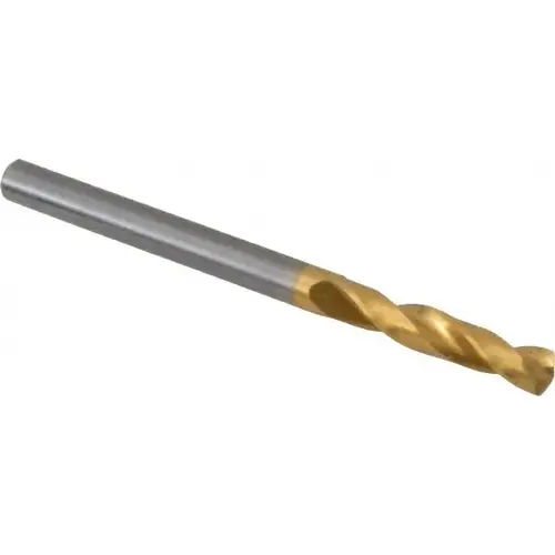Screw Machine Length Drill Bit: 0.1732" Dia, 140 degree, Solid Carbide TiN Screw Machine Length Drill Bit: 0.1732" Dia, 140 degree, Solid Carbide TiN