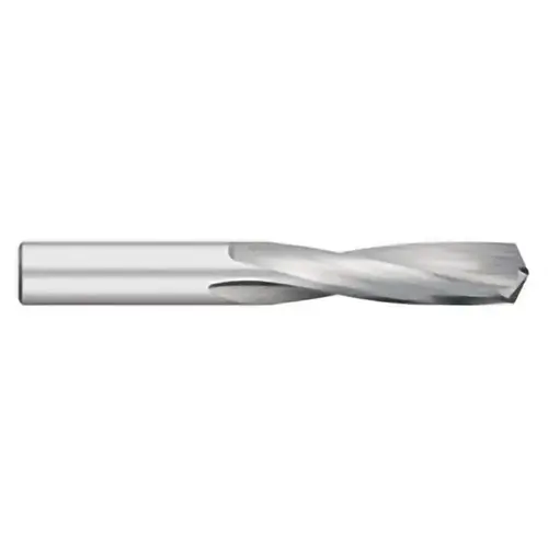 Screw Machine Length Drill Bit: Size #14, 135 deg Point, Solid Carbide Bright/Uncoated Screw Machine Length Drill Bit: Size #14, 135 deg Point, Solid Carbide Bright/Uncoated