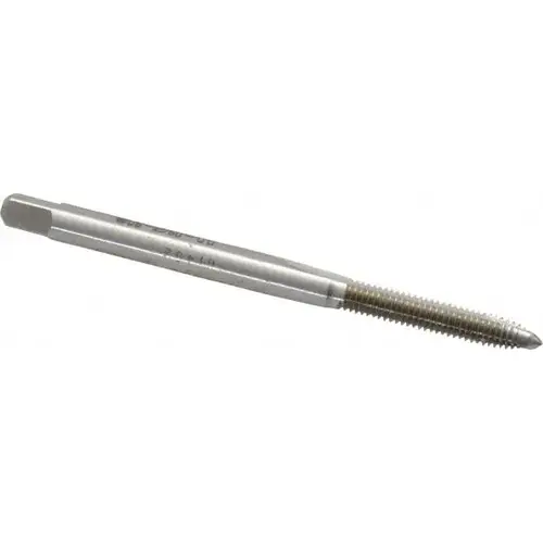 Spiral Point STI Tap: #3-48 UNC, 2 Flutes, Plug, High Speed Steel, Bright/Uncoated Spiral Point STI Tap: #3-48 UNC, 2 Flutes, Plug, High Speed Steel, Bright/Uncoated