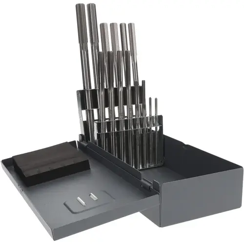 0.124" to 0.501", Chucking Reamer Set Bright/Uncoated 0.124" to 0.501", Chucking Reamer Set Bright/Uncoated