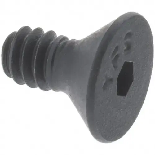 Flat Socket Cap Screw: M8x1.25, 12.9 Alloy Steel, Black Oxide Finish - pack of 100