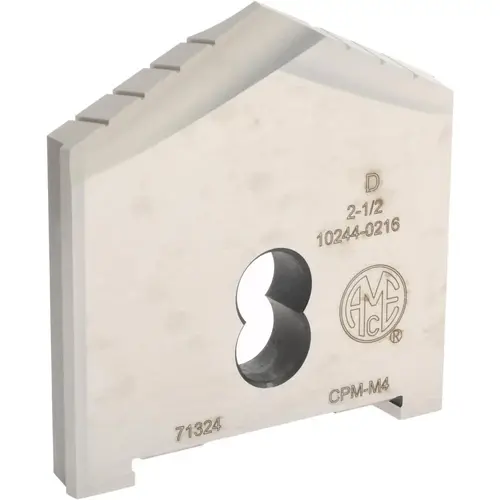Spade Drill Insert: 2-1/2" Dia, Seat Size D, Powdered Metal, 130 degree Point Uncoated Spade Drill Insert: 2-1/2" Dia, Seat Size D, Powdered Metal, 130 degree Point Uncoated