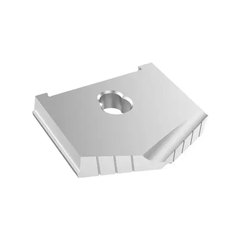 Spade Drill Insert: 2-7/8" Dia, Seat Size E, Powdered Metal, 130 degree Point Uncoated Spade Drill Insert: 2-7/8" Dia, Seat Size E, Powdered Metal, 130 degree Point Uncoated