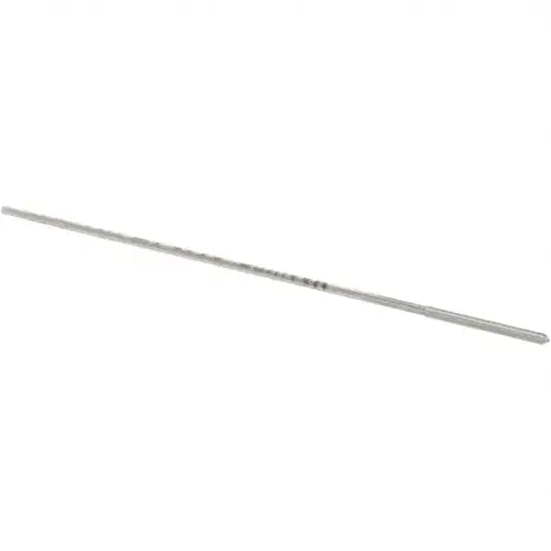 Chucking Reamer: 0.044" Dia, 2-1/2" OAL, 1/2" Flute Length, Straight Shank, High Speed Steel Bright (Polished) Chucking Reamer: 0.044" Dia, 2-1/2" OAL, 1/2" Flute Length, Straight Shank, High Speed Steel Bright (Polished)