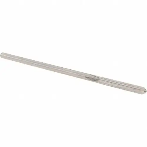 Chucking Reamer: 0.141" Dia, 4" OAL, 1" Flute Length, Straight Shank, High Speed Steel Bright (Polished) Chucking Reamer: 0.141" Dia, 4" OAL, 1" Flute Length, Straight Shank, High Speed Steel Bright (Polished)