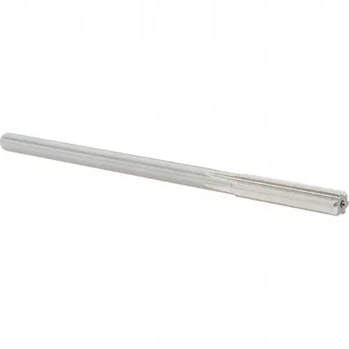 Chucking Reamer: 0.31" Dia, 6" OAL, 1-1/2" Flute Length, Straight Shank, High Speed Steel Bright (Polished) Chucking Reamer: 0.31" Dia, 6" OAL, 1-1/2" Flute Length, Straight Shank, High Speed Steel Bright (Polished)