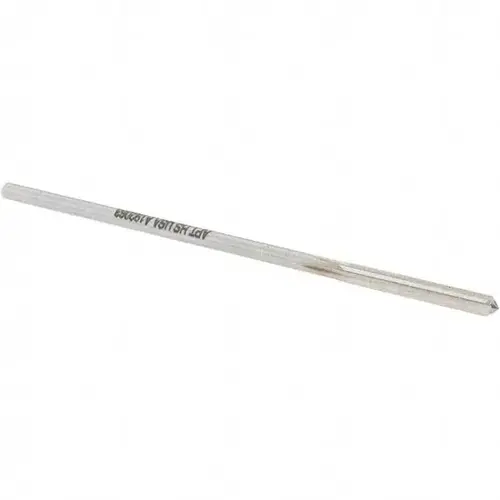 Chucking Reamer: 0.1215" Dia, 3-1/2" OAL, 7/8" Flute Length, Straight Shank, High Speed Steel Bright (Polished) Chucking Reamer: 0.1215" Dia, 3-1/2" OAL, 7/8" Flute Length, Straight Shank, High Speed Steel Bright (Polished)