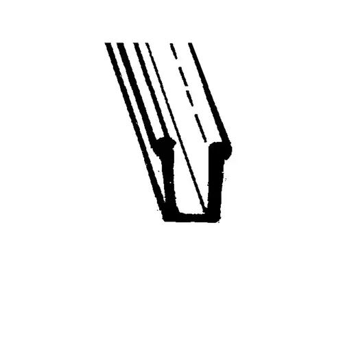 Glass Setting Rubber Seal. Sold by the foot