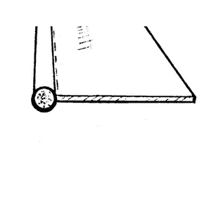 Metro Moulded Parts LP 16-D Fender welt. Black