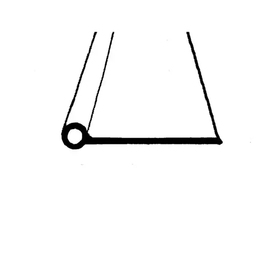 Fender welt. All vinyl type with 3/16 in. bead and 1 3/8 in