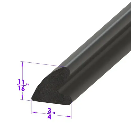 Trunk Seal. Sponge Rubber. Sold by the foot