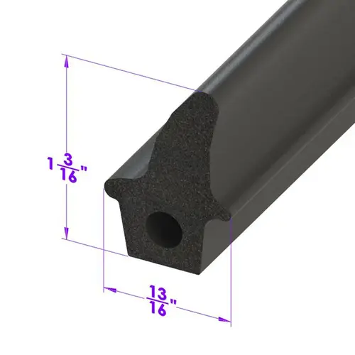 Trunk Seal (tall version of LP 46). Sold by the foot.