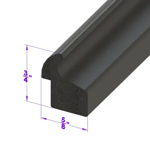 Trunk Seal. For cars with narrow gutters. Sponge rubber