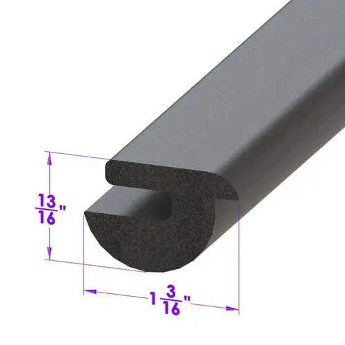 Trunk Seal. Sponge rubber. Sold by the foot