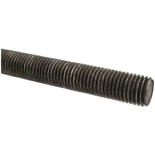 Threaded Rod: 7/8-9, 2 ft Long, Low Carbon Steel Threaded Rod: 7/8-9, 2 ft Long, Low Carbon Steel