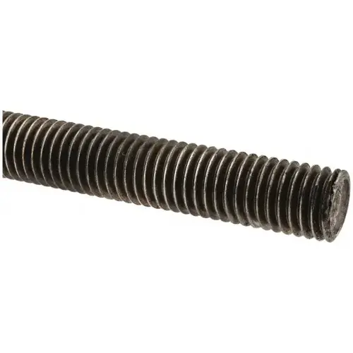 Threaded Rod: 9/16-12, 3 ft Long, Low Carbon Steel Threaded Rod: 9/16-12, 3 ft Long, Low Carbon Steel