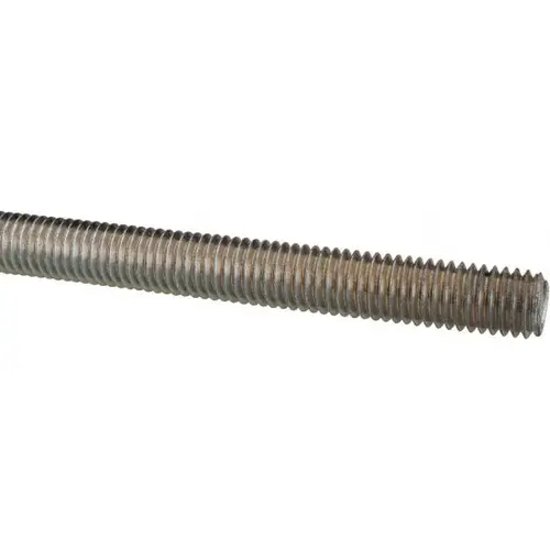 Threaded Rod: 1/2-13, 3 ft Long, Low Carbon Steel Threaded Rod: 1/2-13, 3 ft Long, Low Carbon Steel
