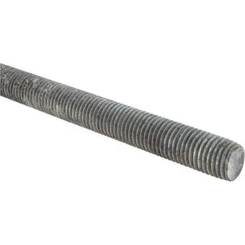Threaded Rod: 7/8-9, 2 ft Long, Low Carbon Steel Threaded Rod: 7/8-9, 2 ft Long, Low Carbon Steel