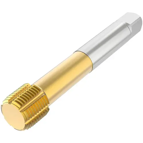 Thread Forming Tap: G1/8-28 G, NORMAL-X Class of Fit, Modified Bottoming, HSS-E, TN Coated Thread Forming Tap: G1/8-28 G, NORMAL-X Class of Fit, Modified Bottoming, HSS-E, TN Coated