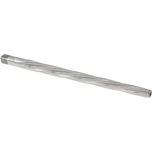 Taper Pin Reamer: 8 mm Pin, 0.311" Small End, 0.4255" Large End, High Speed Steel Bright/Uncoated Taper Pin Reamer: 8 mm Pin, 0.311" Small End, 0.4255" Large End, High Speed Steel Bright/Uncoated