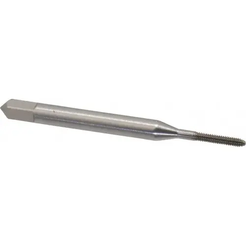Thread Forming Tap: #0-80 UNF, Bottoming, High Speed Steel, Bright Finish
