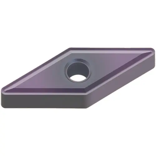 Turning Inserts; Relief Angle: 0.000 ; Insert Style: VNMG ; Corner Radius (mm): 0.80 ; Corner Radius (Inch): 1/32 ; Corner Radius (Decimal Inch): 0.0312 ; Included Angle: 35 PVD Turning Inserts; Relief Angle: 0.000 ; Insert Style: VNMG ; Corner Radius (mm): 0.80 ; Corner Radius (Inch): 1/32 ; Corner Radius (Decimal Inch): 0.0312 ; Included Angle: 35 PVD