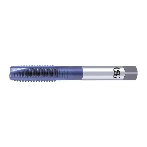 Spiral Point Tap: 7/16-20 UNF, 3 Flutes, Plug, Powdered Metal, TiCN Coated Spiral Point Tap: 7/16-20 UNF, 3 Flutes, Plug, Powdered Metal, TiCN Coated