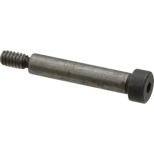 Shoulder Screw: 1/4" Shoulder Dia, 1-1/4" Shoulder Length, #10-24, 3/8" Thread Length, 8 Alloy Steel, Hex Socket - pack of 25