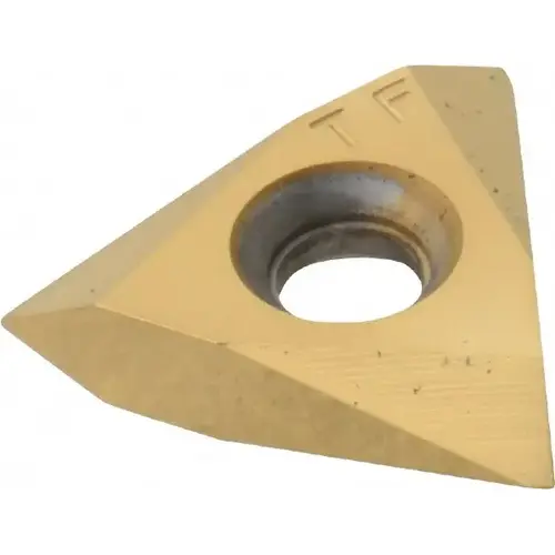 On-Edge Threading Insert: 60 degree V, Internal, Neutral Hand TiN On-Edge Threading Insert: 60 degree V, Internal, Neutral Hand TiN