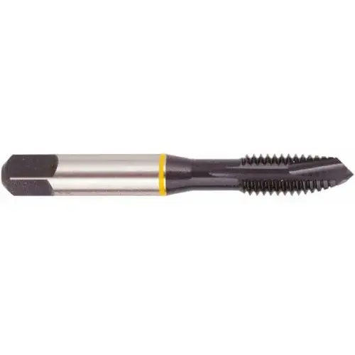 Spiral Point Tap: 1/2-20, UNF, 3 Flutes, Plug, 2B, Vanadium High Speed Steel, Oxide Finish